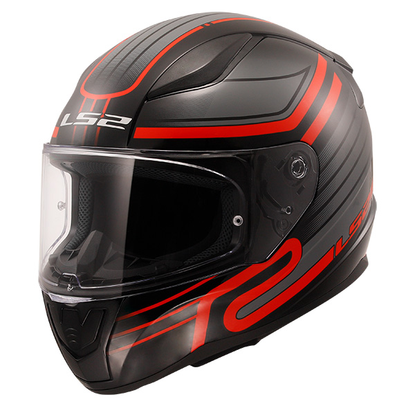 ＼ポイント5倍！9/20まで／LS2 HELMETS:ジャパンフィットモデル RAPID2 CIRCUIT BLACK RED XL 4562343605992