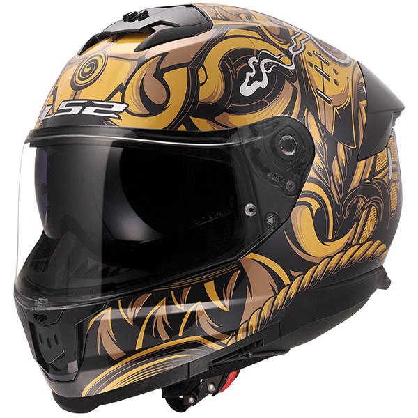 あすつく) LS2 HELMETS:ジャパンフィットモデル STREAM2 SAMURAI GOLD