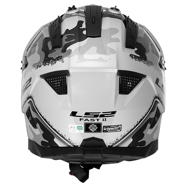 LS2 HELMETS:ジャパンフィットモデル FAST2 TONAL GREY BLACK XL