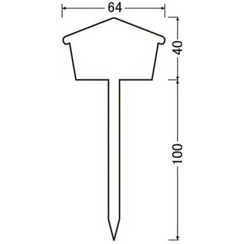 大和プラスチック:盆栽ラベル F-13 大 8...の詳細画像1