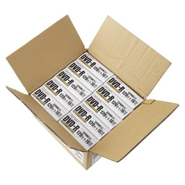 三菱化学メディア:録画用 DVD-R 1回録画タイプ 1-16倍速対応 100枚 VHR12JPP10C PC パソコン 周辺機器 記録 AV
