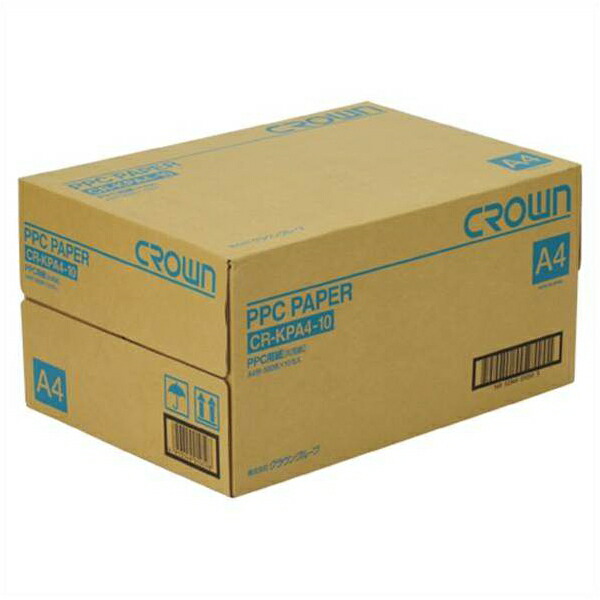 アケボノクラウン:PPC用紙 500枚×10冊 A4判 CR-KPA4-10-W