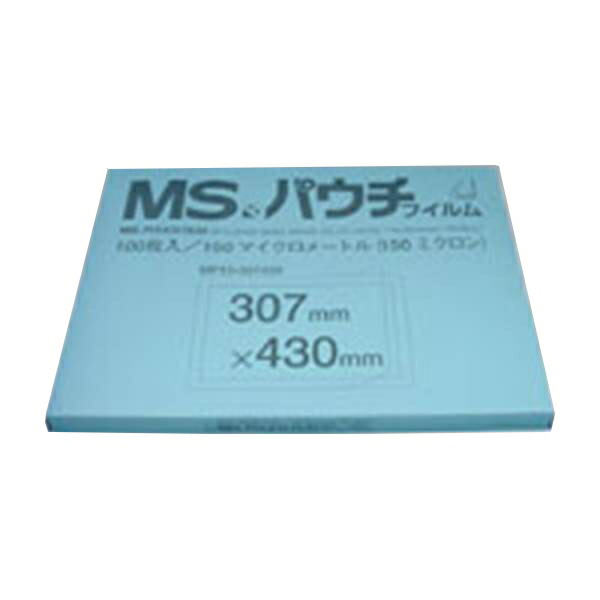 明光商会:MSパウチフィルム 100枚 (0.15mm厚) A3判 縦307×横430mm  MP15-307430 事務用品 文房具 筆記具