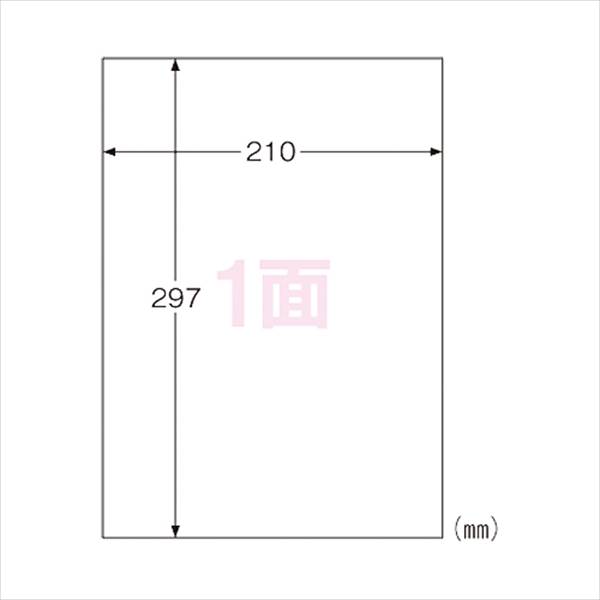 ヒサゴ:屋外用ラベル 強粘着 100枚 A4判1面 KLP862 事務用品 文房具 筆記具 ファイル 机上整理 オフィス KLP862 24325