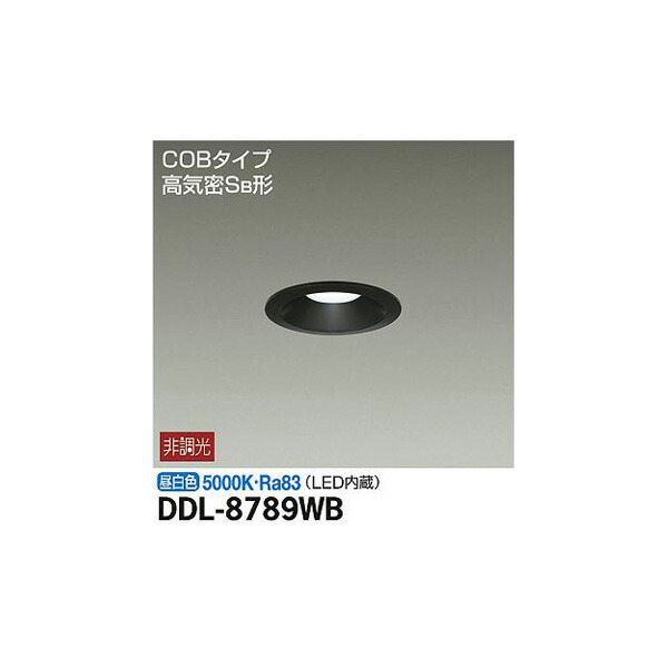 大光電機:ダウンライト(軒下兼用) DDL-8789WB(メーカー直送品) LEDダウンライト