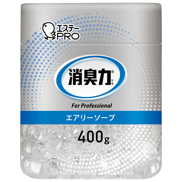 エステー 消臭力業務用ビーズタイプ 本体 400g エアリーソープ 7258410