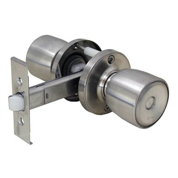 ハイロジック 握玉タイプ 浴室錠 空錠 オールステンレス バックセット