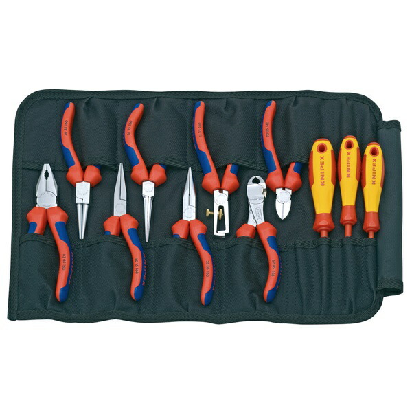 KNIPEX(クニペックス): ツールロールセット 001941 クニペックス ツールロール 工具収納 001941