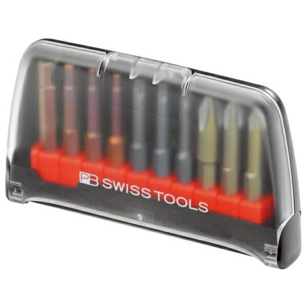 PB SWISS TOOLS(PBスイスツールズ):E6.985 段付ビットセット (ケース入り) E6-985