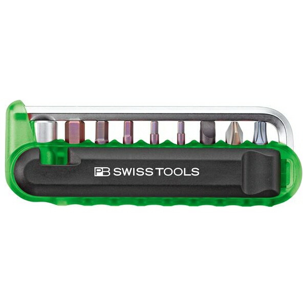 PB SWISS TOOLS(PBスイスツールズ):470.GREENCN バイクツールセット (9本組) グリーン 470GREENCN