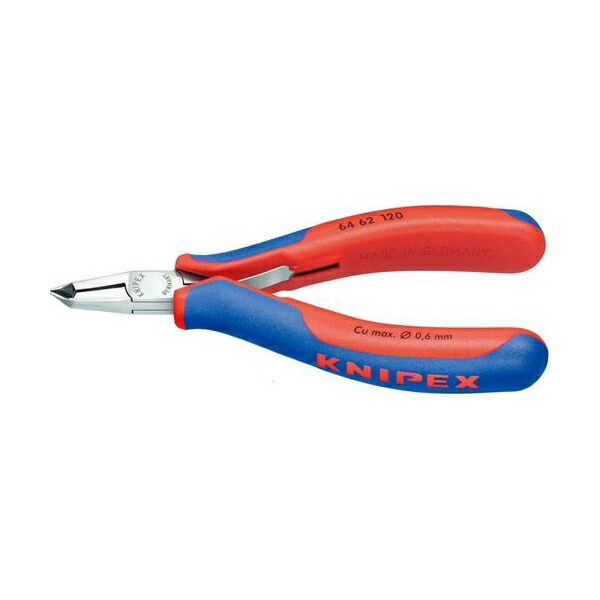 KNIPEX(クニペックス): エレクトロニクスエンドカッティングニッパー 6462-120