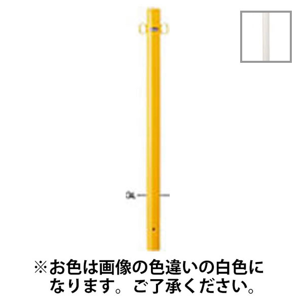 サンバリカー (ピラー)スチール製φ60.5 固定式・両フック 白色