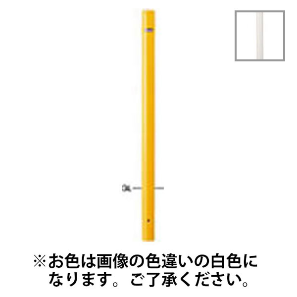 サンバリカー (ピラー)スチール製φ60.5 固定式・フックなし 白色