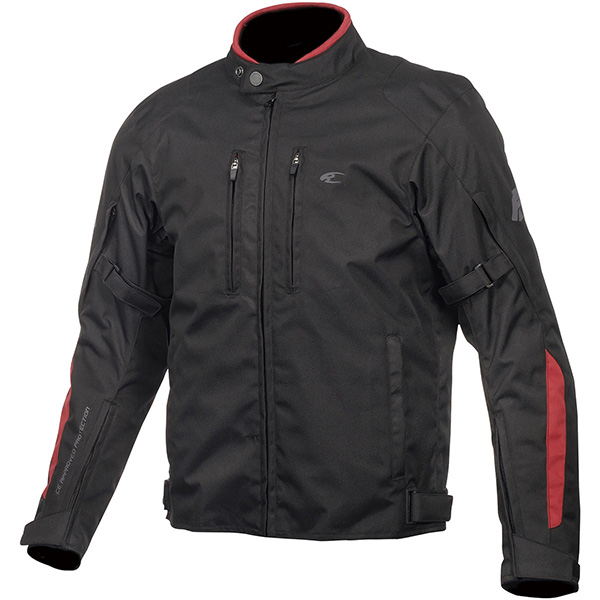 KOMINE(コミネ):JK-603 プロテクトショートウインタージャケット Black/Red 4XL 07-603-BK/RE-4XL