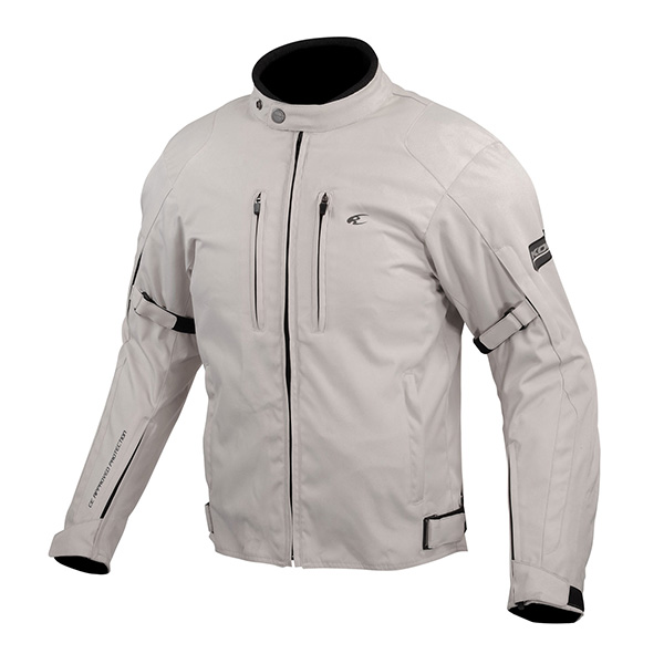 KOMINE(コミネ):JK-603 プロテクトショートウインタージャケット Light Grey XL 07-603-LGY-XL