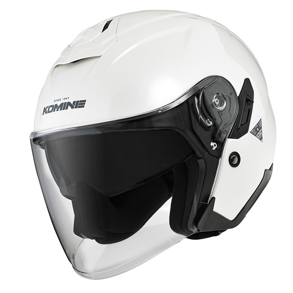 コミネ(KOMINE) ジェットヘルメット パールホワイト M HK-172 コミネ（Komine） KOMINE(コミネ):HK-172 FL コンポジット FRP