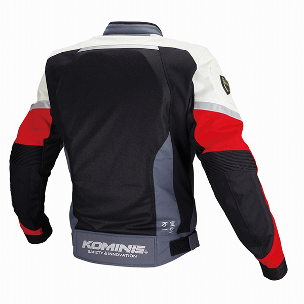 KOMINE（コミネ） JJ-002 エアストリームメッシュジャケット BK/RE M 00-002-BK/RE-M_1