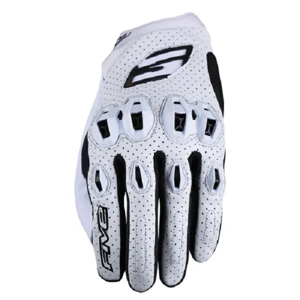 FIVE(ファイブ):STUNT EVO 2 LEATHER WHITE XL 3841300107337 FIVE