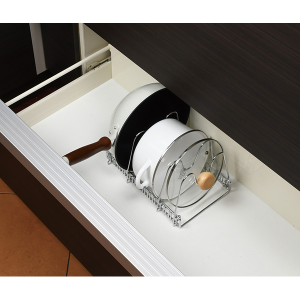 パール金属 ストレージセレクト 引き出し用鍋・フライパンラック HB-6079