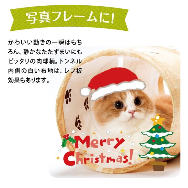 猫壱 キャットトンネル 木目柄 4580471...の詳細画像2