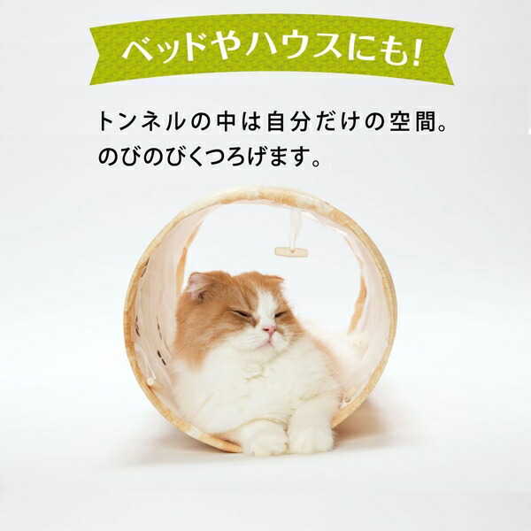 猫壱 キャットトンネル 木目柄 4580471...の詳細画像3