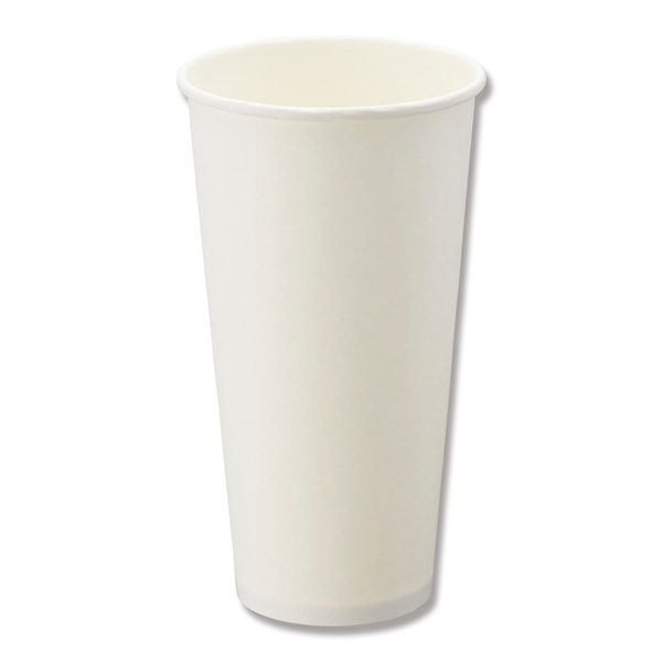 HEIKO(ヘイコー):ペーパーカップ アイス・ホット兼用 20オンス 口径90mm ホワイト 004535994 紙 コップ ペーパー カップ