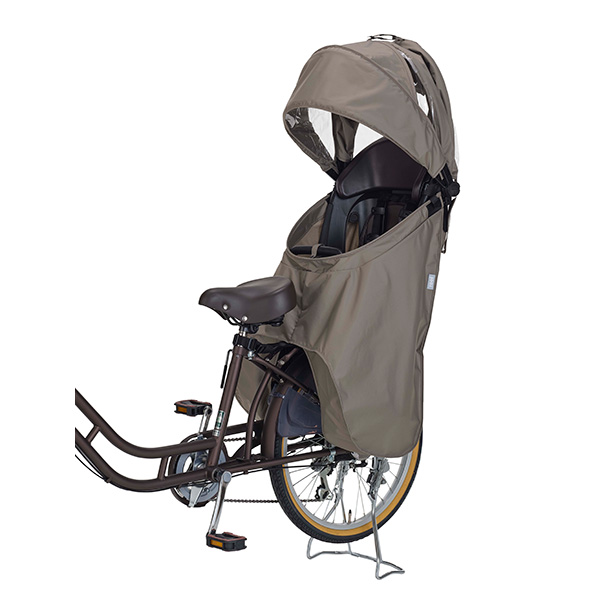OGK（オージーケー） 自転車リヤチャイルドシート用レインカバールーフキッズC リヤ用グレージュ RCR-012の画像