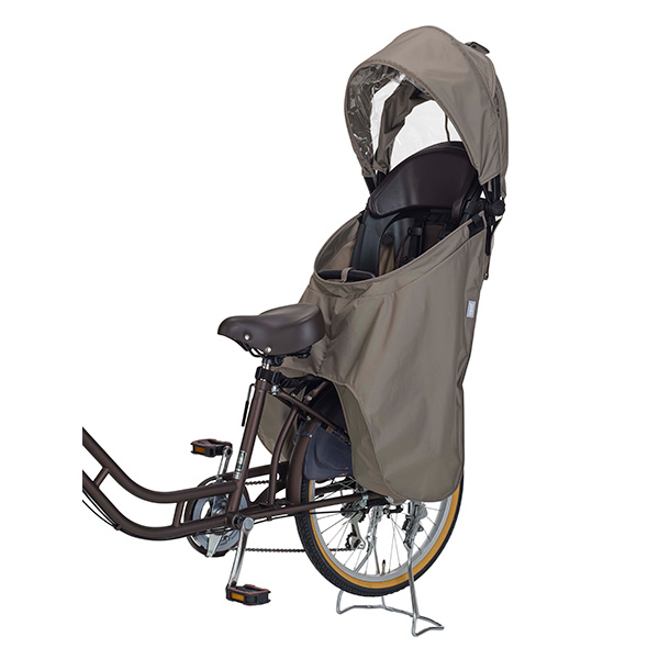 OGK（オージーケー） 自転車リヤチャイルドシート用レインカバールーフキッズC リヤ用グレージュ RCR-012の画像