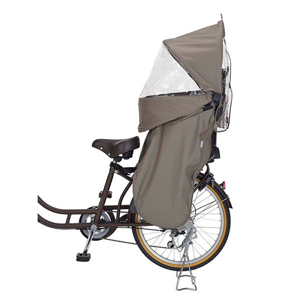 OGK（オージーケー） 自転車リヤチャイルドシート用レインカバールーフキッズC リヤ用グレージュ RCR-012の画像
