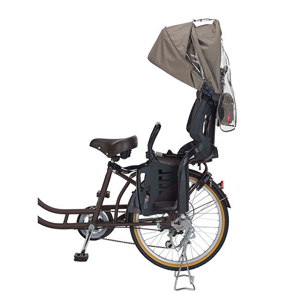 OGK（オージーケー） 自転車リヤチャイルドシート用レインカバールーフキッズC リヤ用グレージュ RCR-012の画像