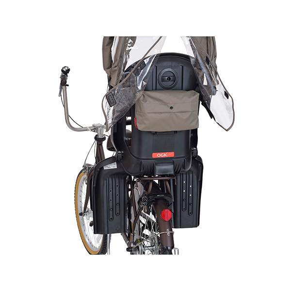 OGK（オージーケー） 自転車リヤチャイルドシート用レインカバールーフキッズC リヤ用グレージュ RCR-012の画像