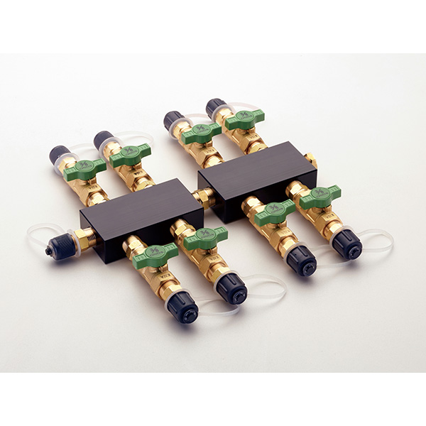 イチネンTASCO (タスコ):回収用ヘッダー(3/8フレア8分岐8バルブ) TA110V-32 冷凍・空調工具 フロン回収・再生