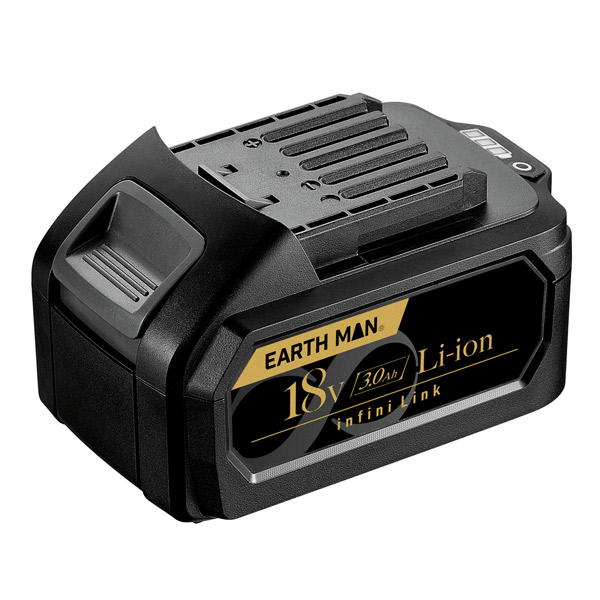EARTH MAN（アースマン） infini-Link18V専用バッテリーパック〈USB出力付き〉3.0Ah BP180LIA