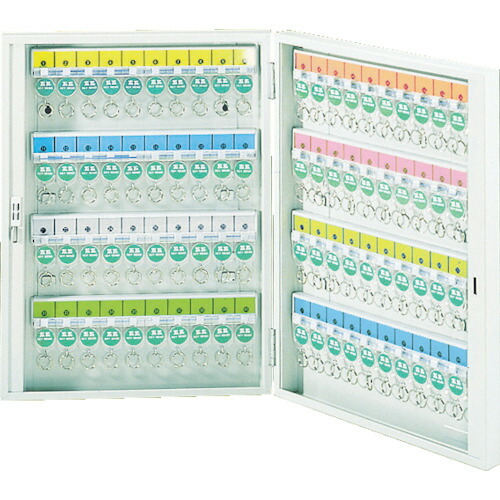 オフィス家具 キーボックス ＴＲＵＳＣＯ　キーボックス　ダイヤルキー仕様　ホルダ数８０個　  (KD-80)