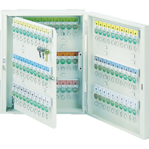 オフィス家具 キーボックス ＴＲＵＳＣＯ　キーボックス　ダイヤルキー仕様　ホルダ数１２０個　  (KD-120)