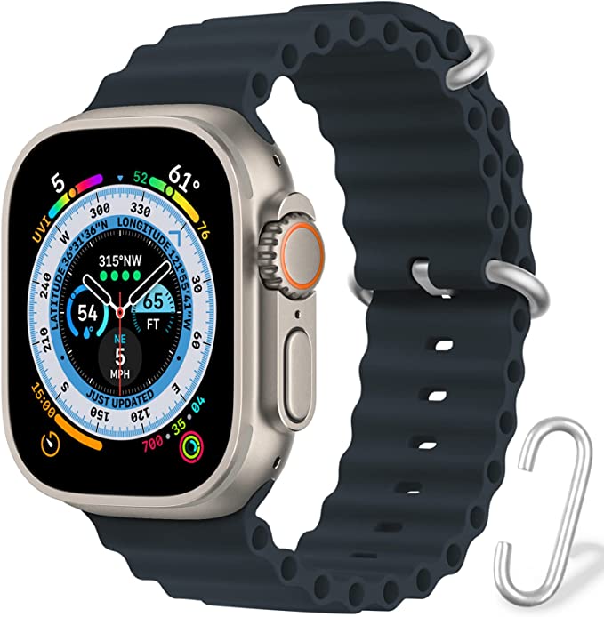 Apple Watchウルトラカバーケースアップルウォッチラバーバンド49mm