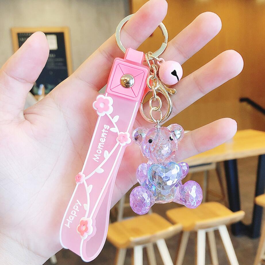 キーホルダー くま カラフル熊 チャーム バッグアクセサリー 鍵 車用 かわいい バッグチャーム K 19 Cococase 通販 Yahoo ショッピング