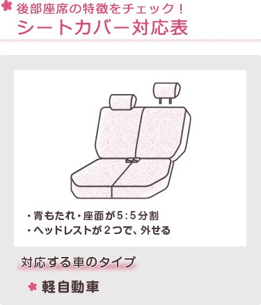 シートカバー フルセット（前座席＋後部座席） 軽自動車用】 洗える