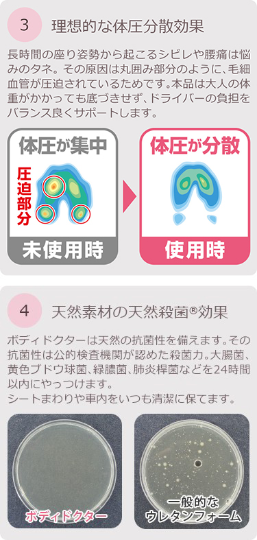 ボディドクター】全8柄 からだ想いの腰当てクッション かわいい 座布団