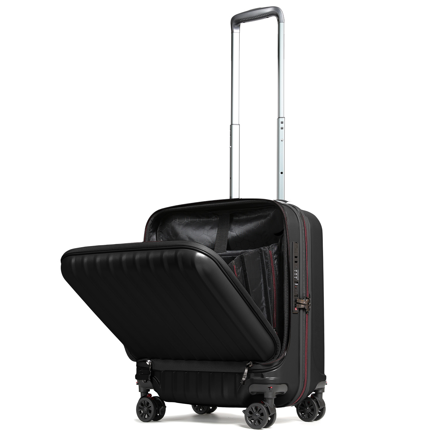 【新品】proevo フロントオープン　キャリーケース　40l 機内持ち込み PROEVO アウトレット スーツケース キャリーケース 機内持ち込み
