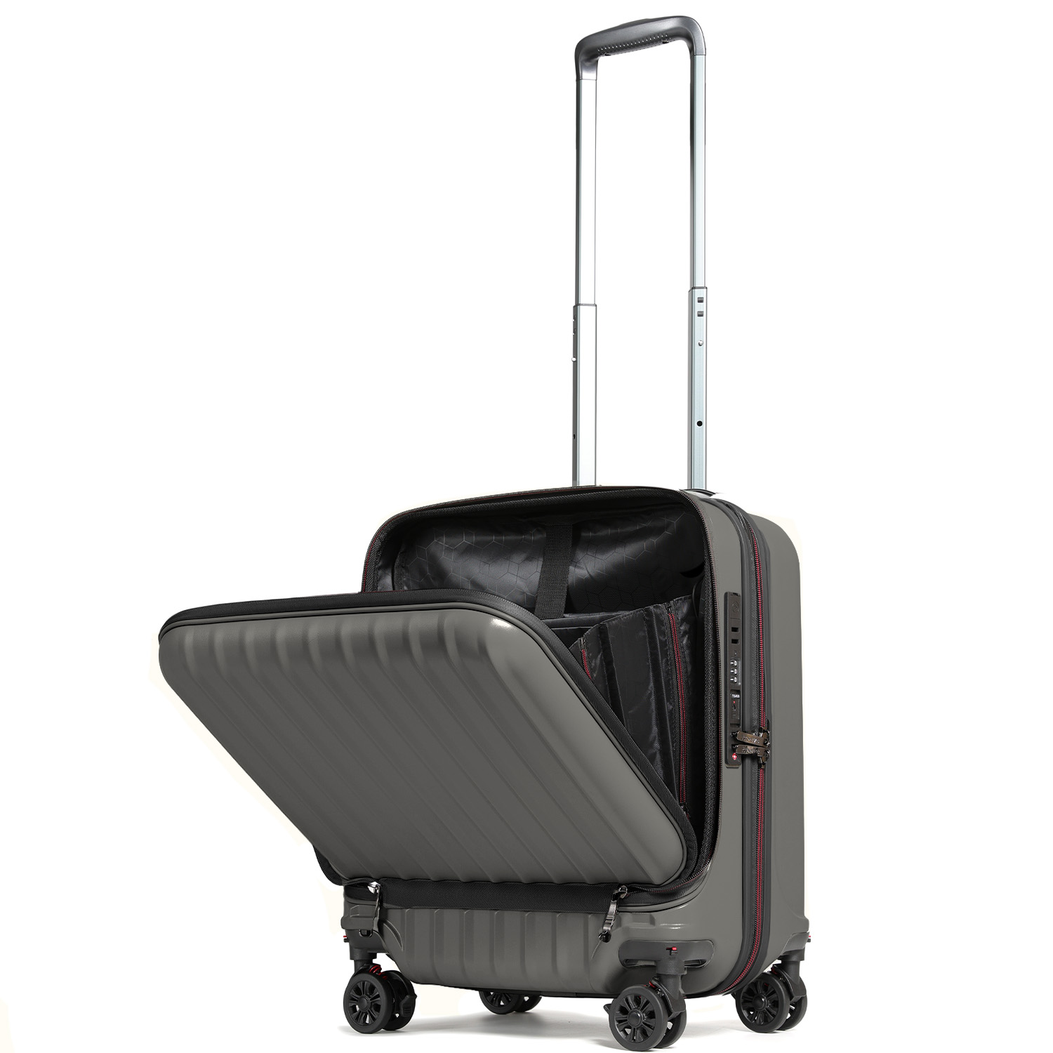 【新品】proevo フロントオープン　キャリーケース　40l 機内持ち込み PROEVO アウトレット スーツケース キャリーケース 機内持ち込み
