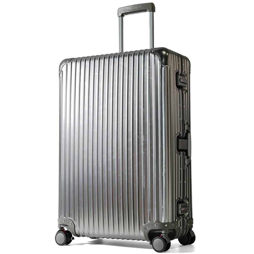 アルミニウム製スーツケース 色シルバー Lサイズ 89L 28インチ