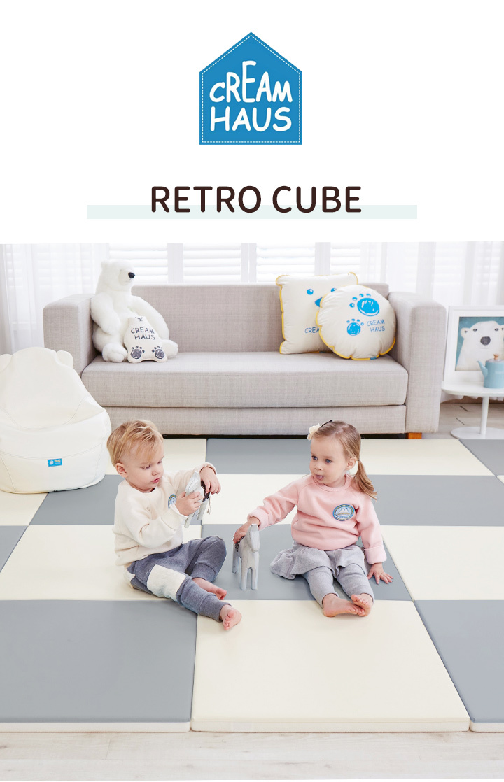 Playmat Cream Haus Mat Bumper Mat Cream Haus Modular Play Mat