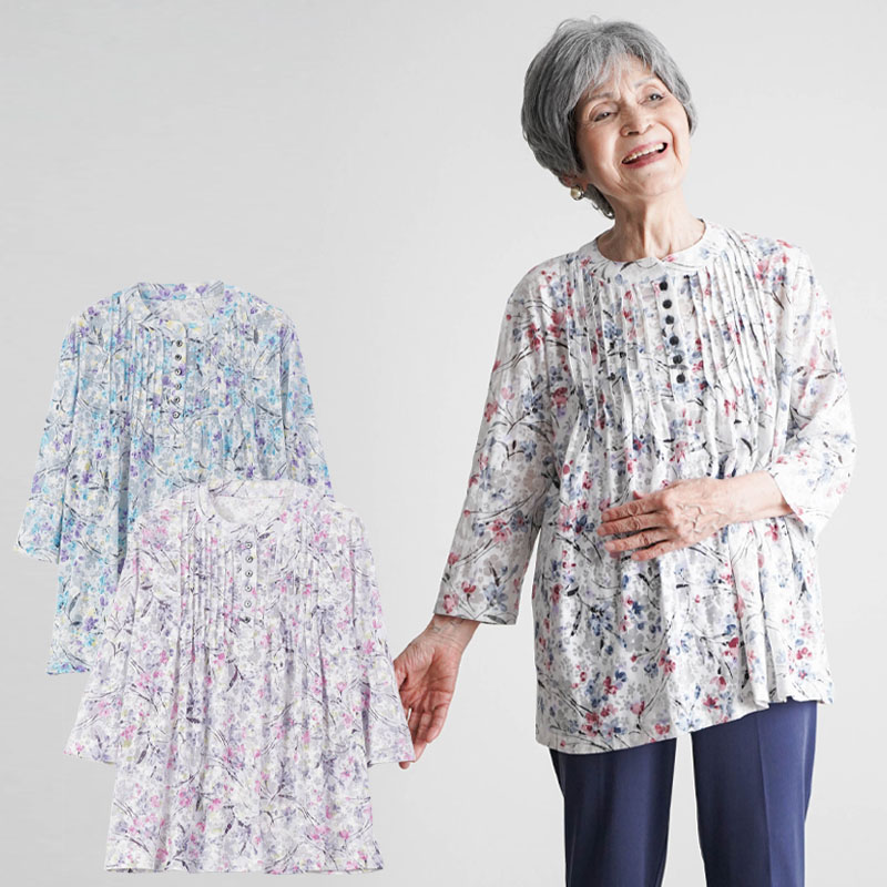 シニア ワンピース 服 ファッション 80代 70代 60代 ブラウス レディース 婦人服 高齢者 おばあちゃん 誕生日 プレゼント 誕生日 孫 春 涼しい 上品 おしゃれ シニア ワンピース 服 ファッション 80代 70代 60代 ブラウス