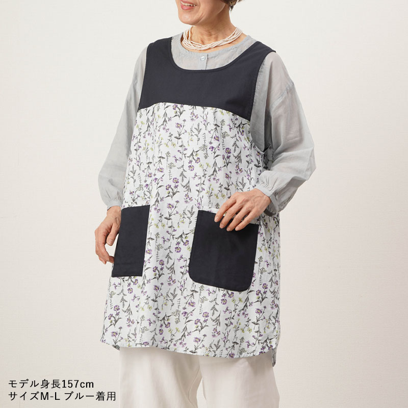エプロン レディース シニア 服 80代 70代 60代 高齢者 婦人服 女性