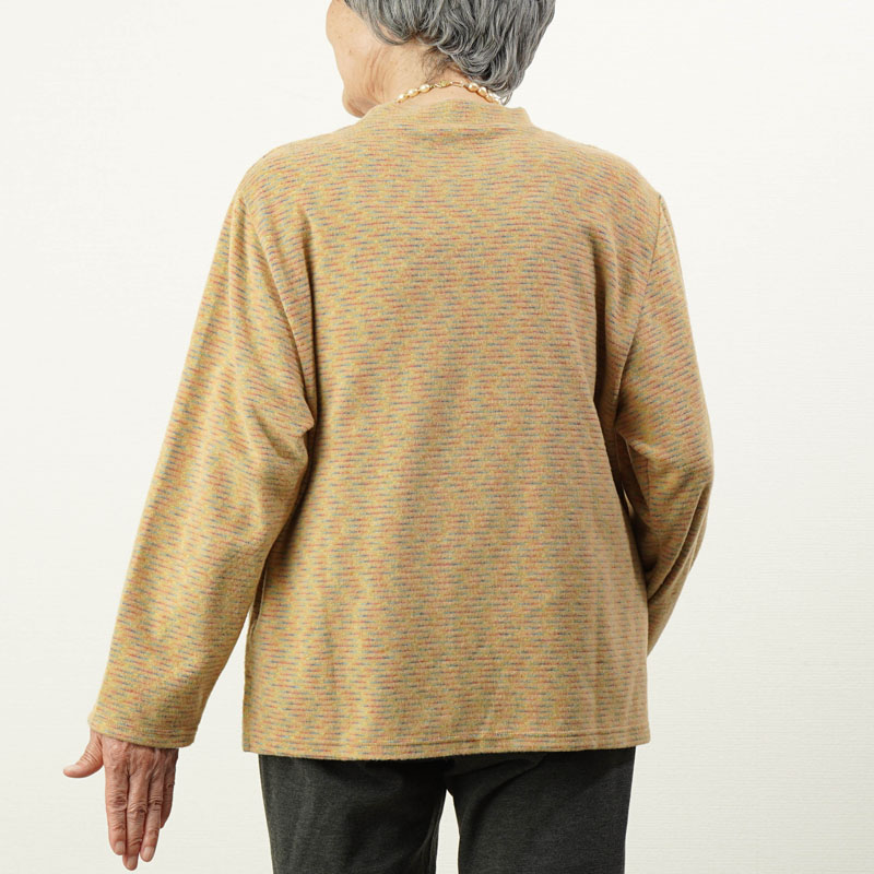 シニア ハイネック トップス ファッション 80代 70代 60代 高齢