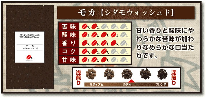 お試し ポイント消化 コーヒー豆 送料無料 タイムセール モカシダモ コロンビア各100g ブラジル 合計300g ゆうパケット発送日時指定できません