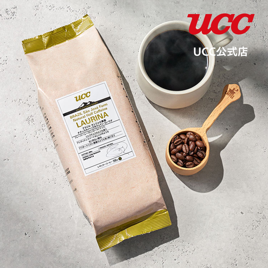 UCC MOUNTAIN MIST ナチュラルハーフカフェイン　ローリナ 200g（豆） | UCC