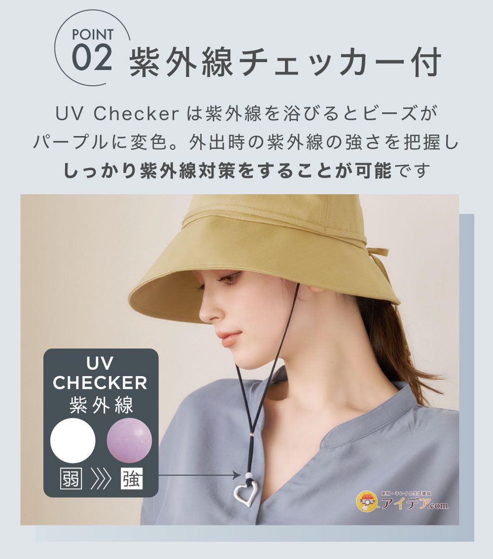 紫外線チェッカー付