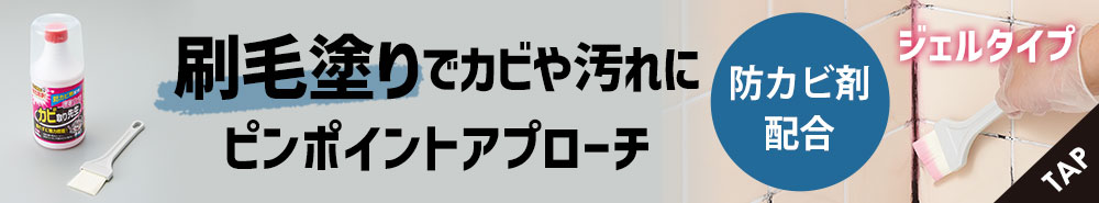 密着ジェル！カビ取り先生刷毛タイプ